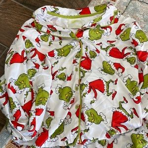 Christmas grinch silky pajamas size small 4-6